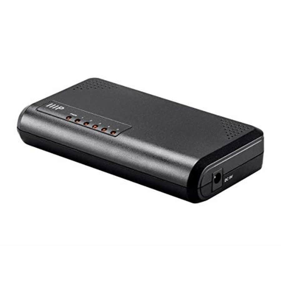 Monoprice 5-Port 10/100/1000 Mbps Unmanaged Gigabit Ethernet Switch for $17 Monoprice 5-Port 10/100/1000 Mbps Unmanaged Gigabit Ethernet Switch for $17