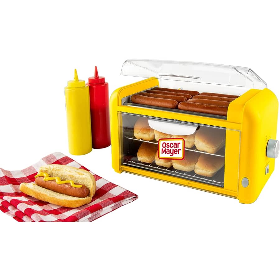 Nostalgia Oscar Mayer Hot Dog Roller & Bun Warmer for $70 Nostalgia Oscar Mayer Hot Dog Roller & Bun Warmer for $70