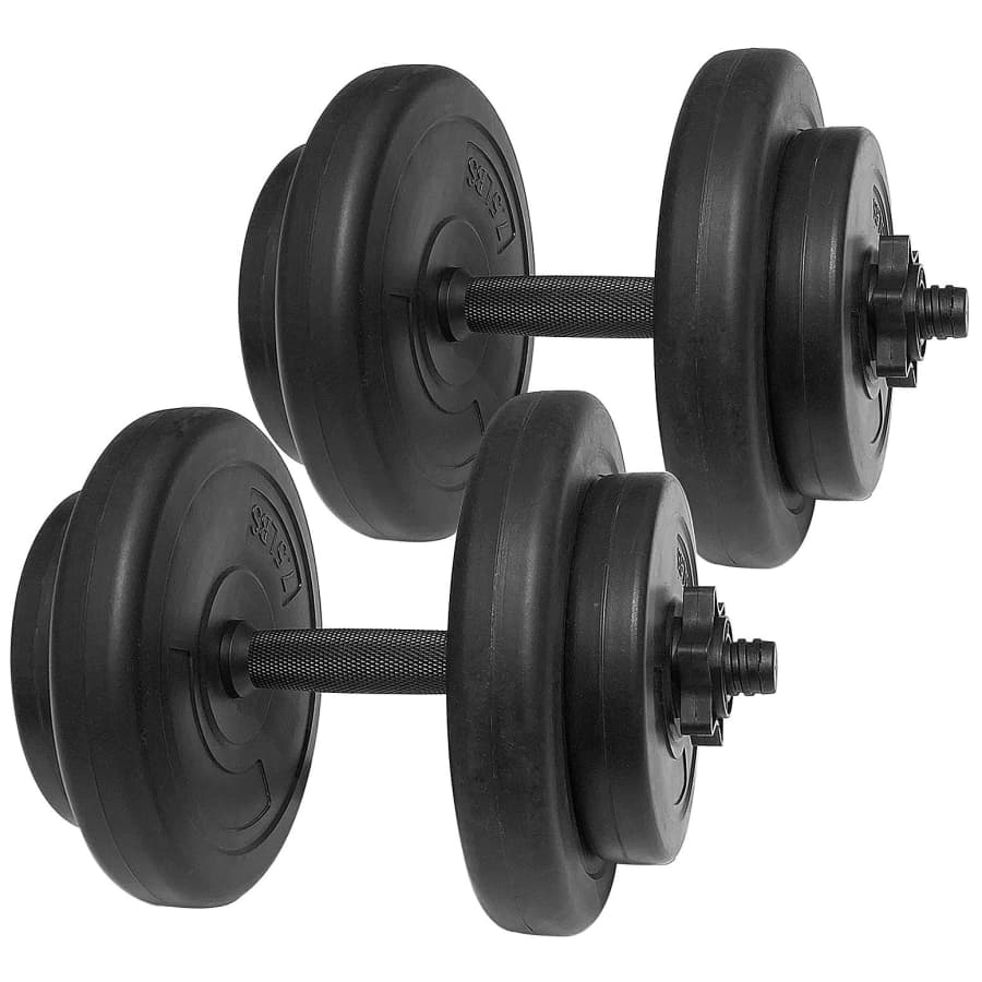Everyday Essentials 40-lb. Vinyl Dumbbell Set for $80