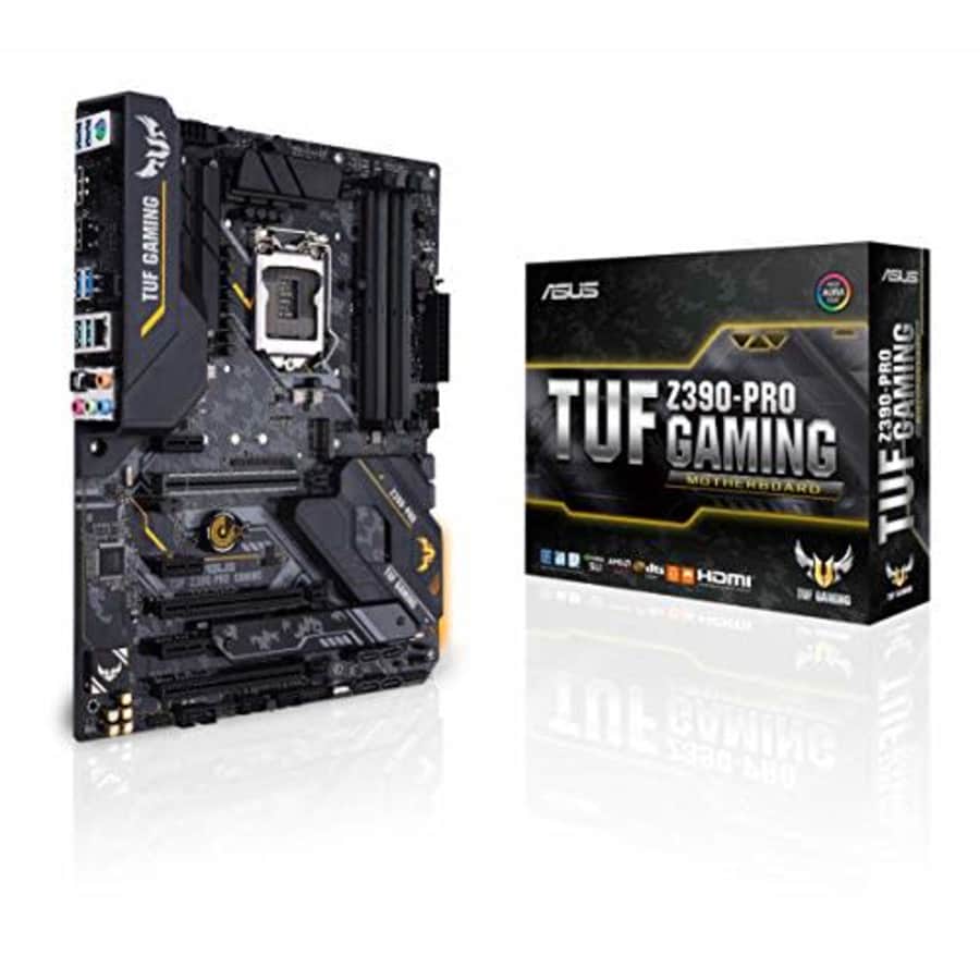 ASUS TUF Z390-Pro Gaming LGA1151 (Intel 8th and 9th Gen) ATX DDR4 HDMI M.2 USB 3.1 Gen2 Gigabit LAN for $325