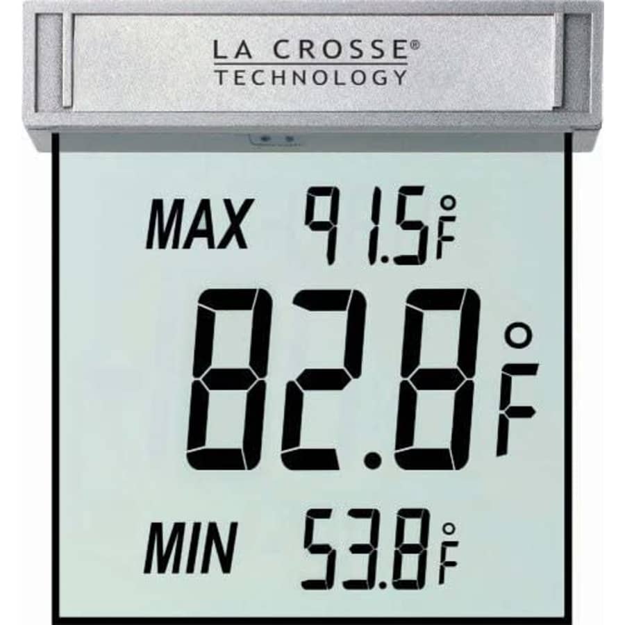 La Crosse Digital Window Thermometer for $16