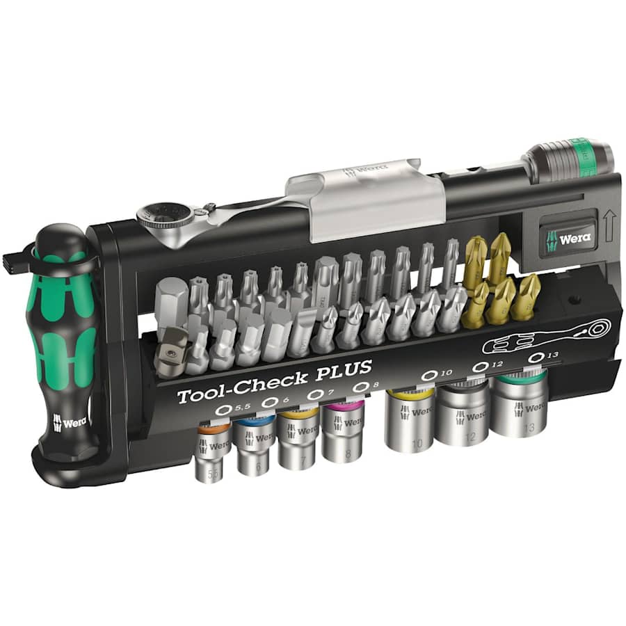 Wera 39-Piece Metric Tool-Check Plus Bit Ratchet Set for $57 Wera 39-Piece Metric Tool-Check Plus Bit Ratchet Set for $57