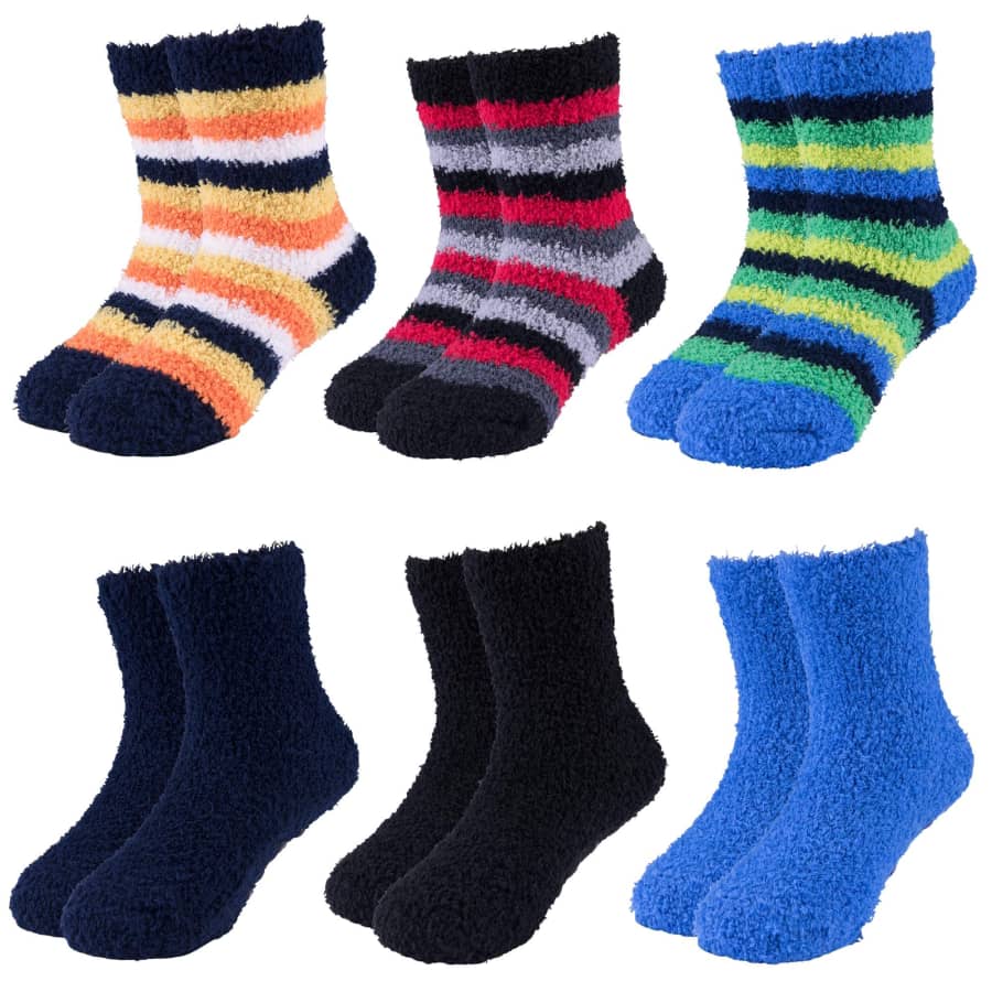Hot Feet Toddler Crew Warm Thermal Socks 6-Pack for $8 Hot Feet Toddler Crew Warm Thermal Socks 6-Pack for $8