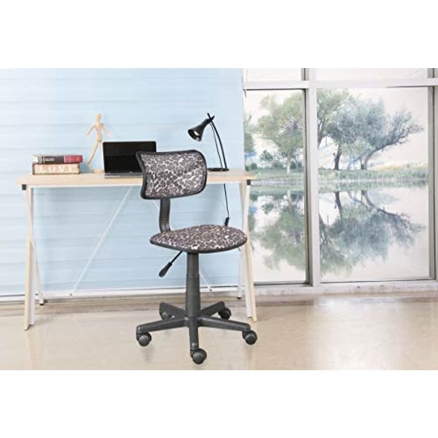 Urban Shop High Back Mesh Office Chair, Leopard for $41