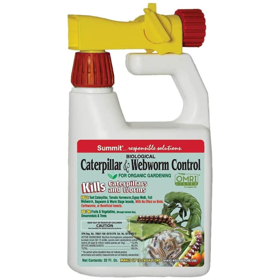 Summit 1-Quart Caterpillar and Webworm Control for $25 Summit 1-Quart Caterpillar and Webworm Control for $25