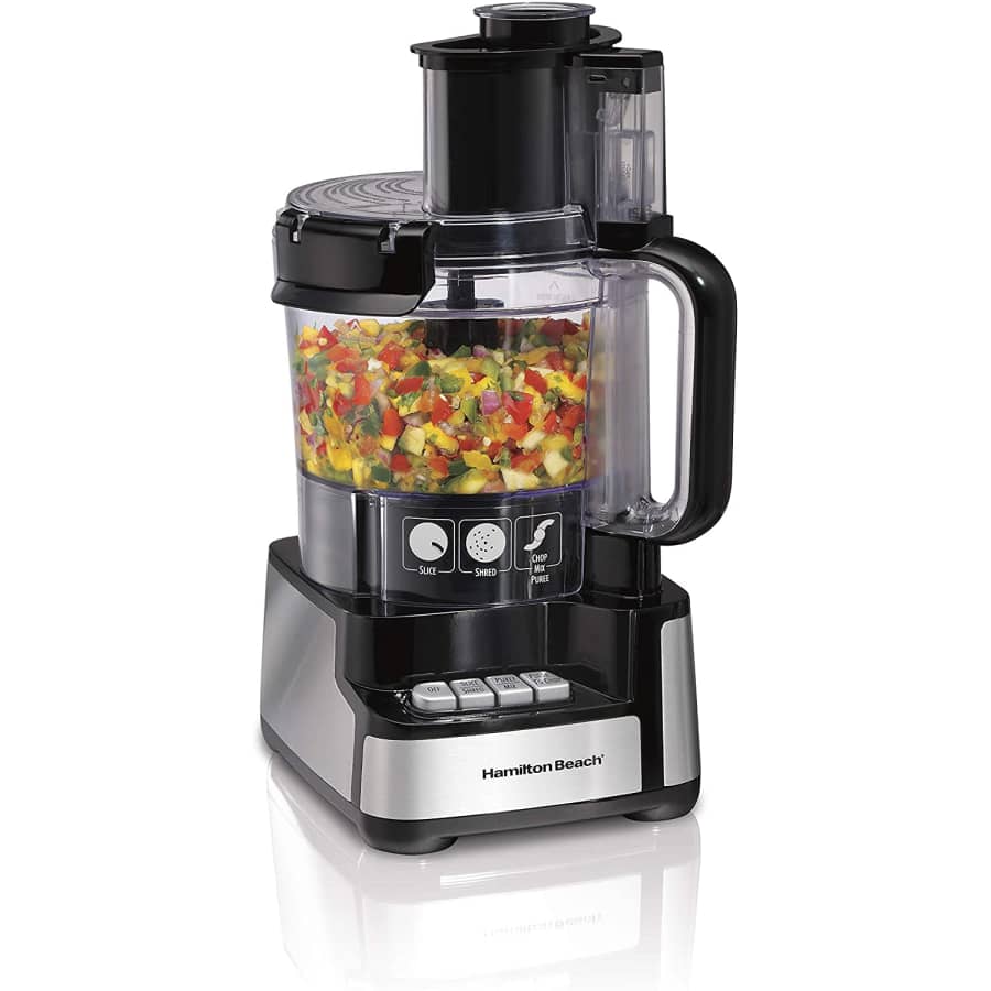 Hamilton Beach 12-Cup Stack and Snap Food Processor for $60