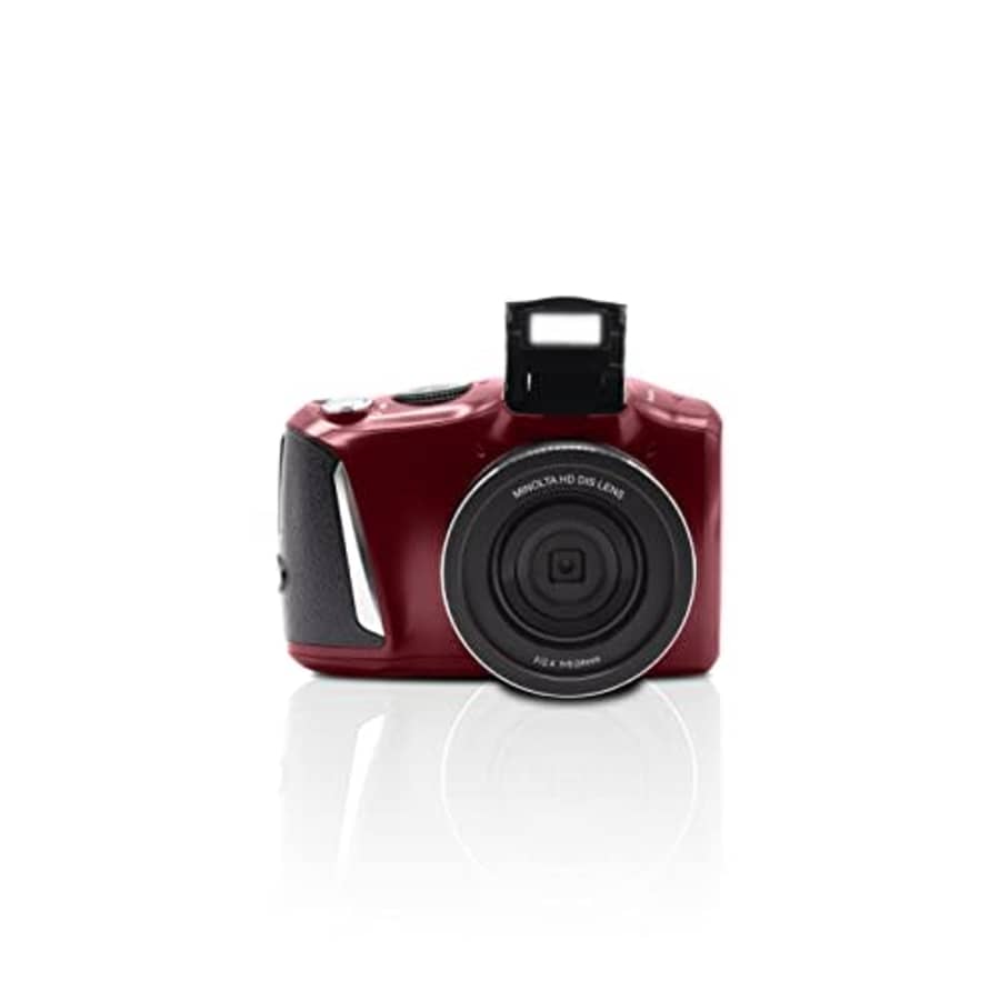 Konica Minolta Minolta MND50 48 MP / 4K Ultra HD Digital Camera (Red) for $129 Konica Minolta Minolta MND50 48 MP / 4K Ultra HD Digital Camera (Red) for $129