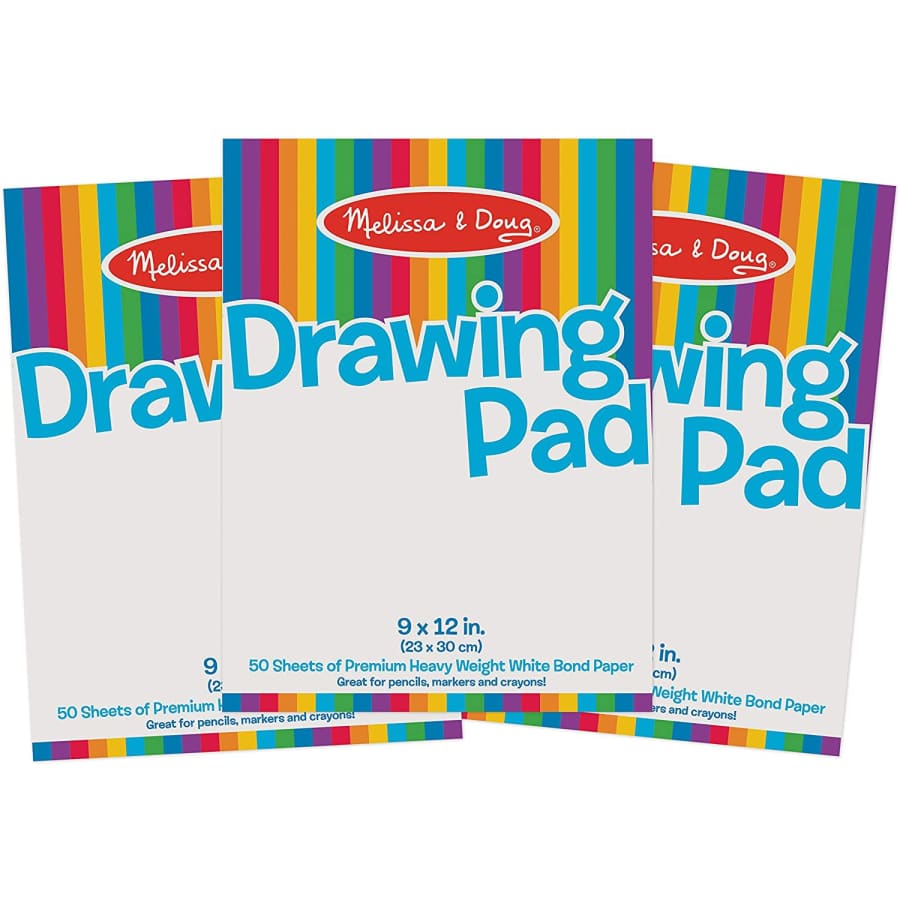 Melissa & Doug Drawing Paper Pad Bundle 3-Pack for $15 Melissa & Doug Drawing Paper Pad Bundle 3-Pack for $15