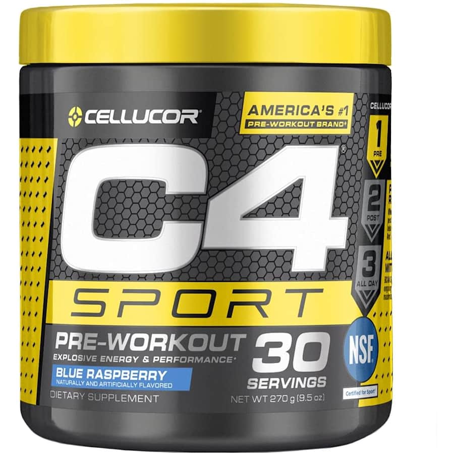 Cellucor C4 Sport Pre Workout Powder 30-Serving Tub for $22 Cellucor C4 Sport Pre Workout Powder 30-Serving Tub for $22