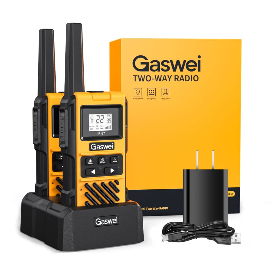 Gaswei G1pro Heavy Duty Walkie Talkies 2-Pack for $40