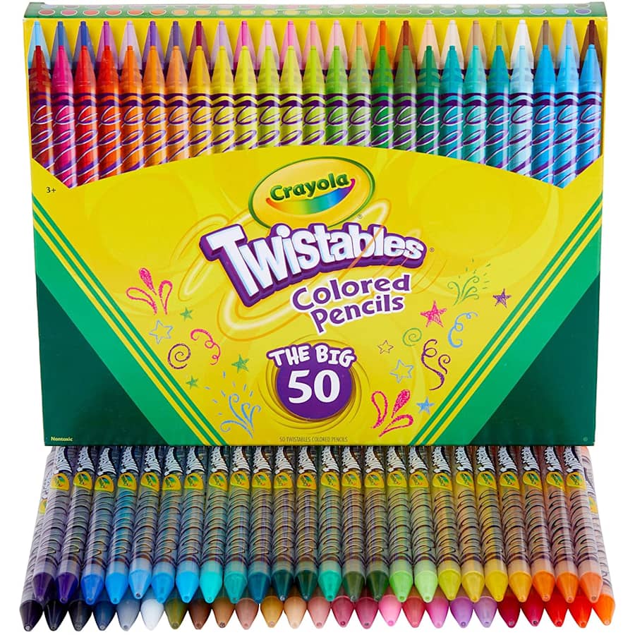 Crayola Twistables Colored Pencils 50-Count Set for $17 Crayola Twistables Colored Pencils 50-Count Set for $17