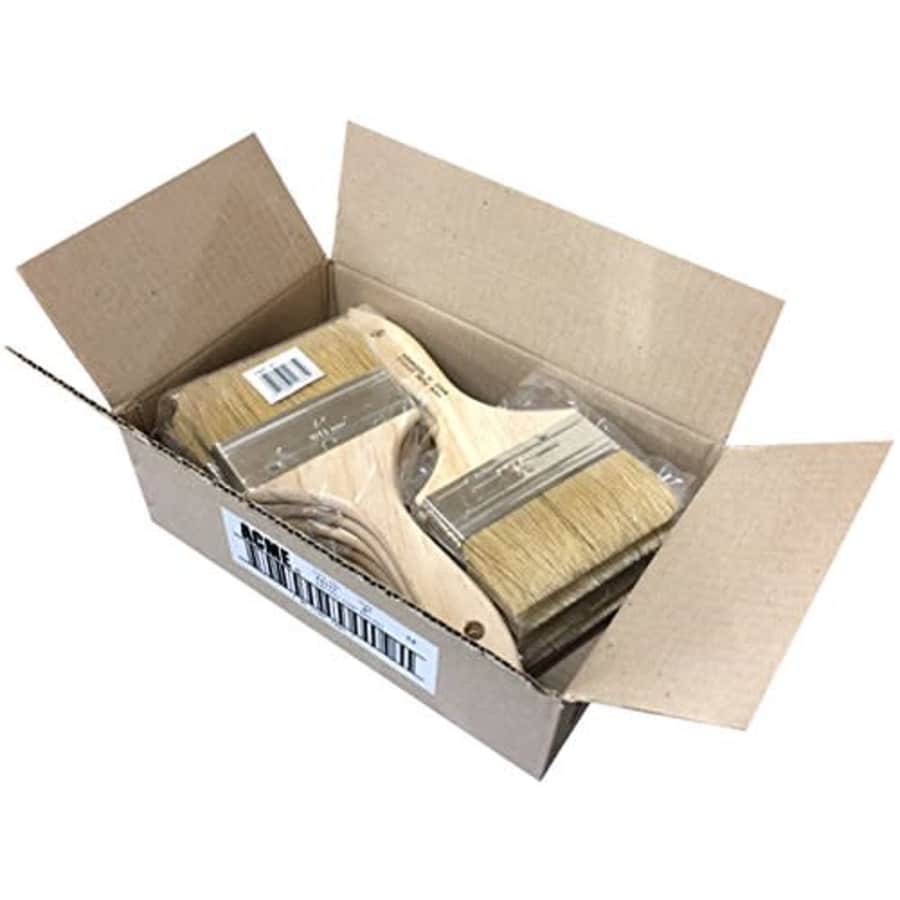 Wooster Brush F5117 4 inch Acme Chip Brush - Bulk Pack of 12 Paint Brushes for $22