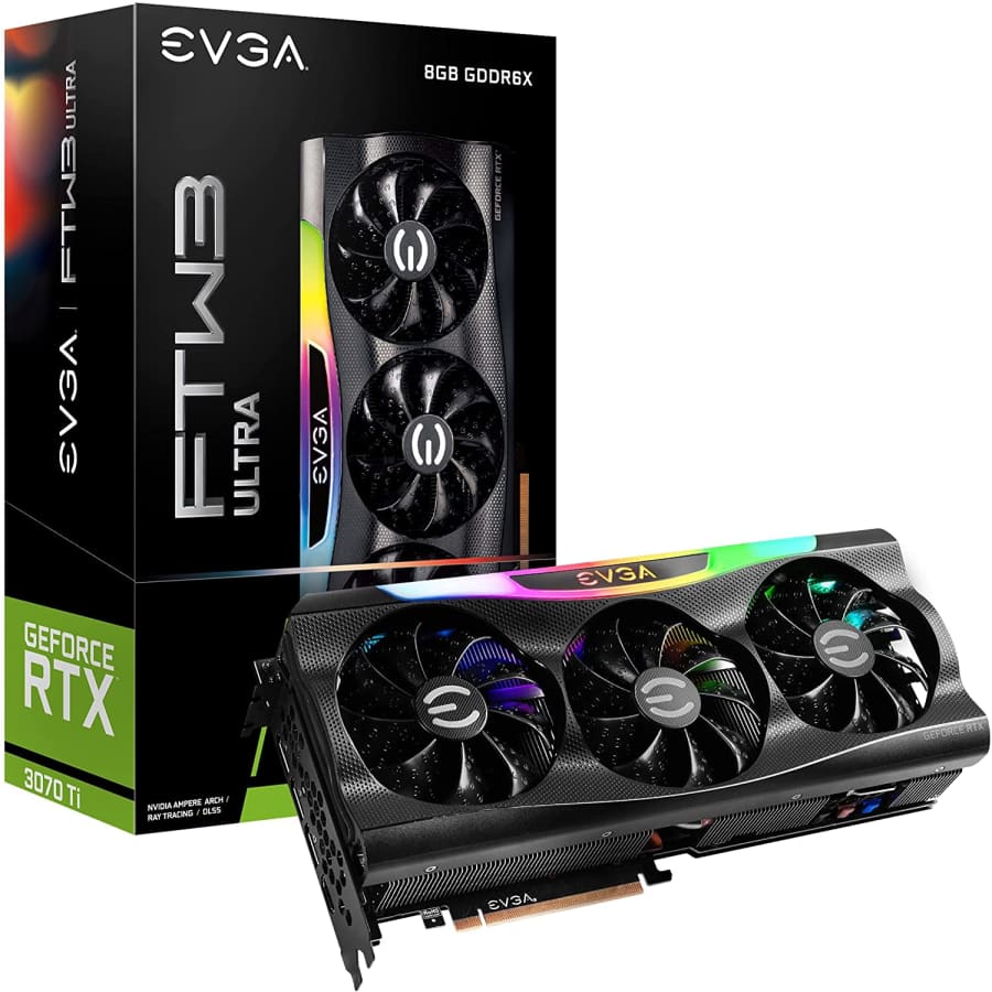 EVGA GeForce RTX 3070 Ti FTW3 Ultra Gaming 8GB Graphics Card for $586