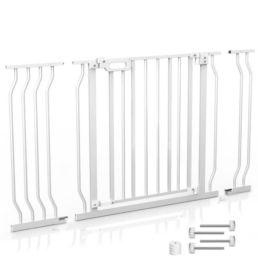 Wisairt Extra Wide Metal Baby Gate for $40 Wisairt Extra Wide Metal Baby Gate for $40