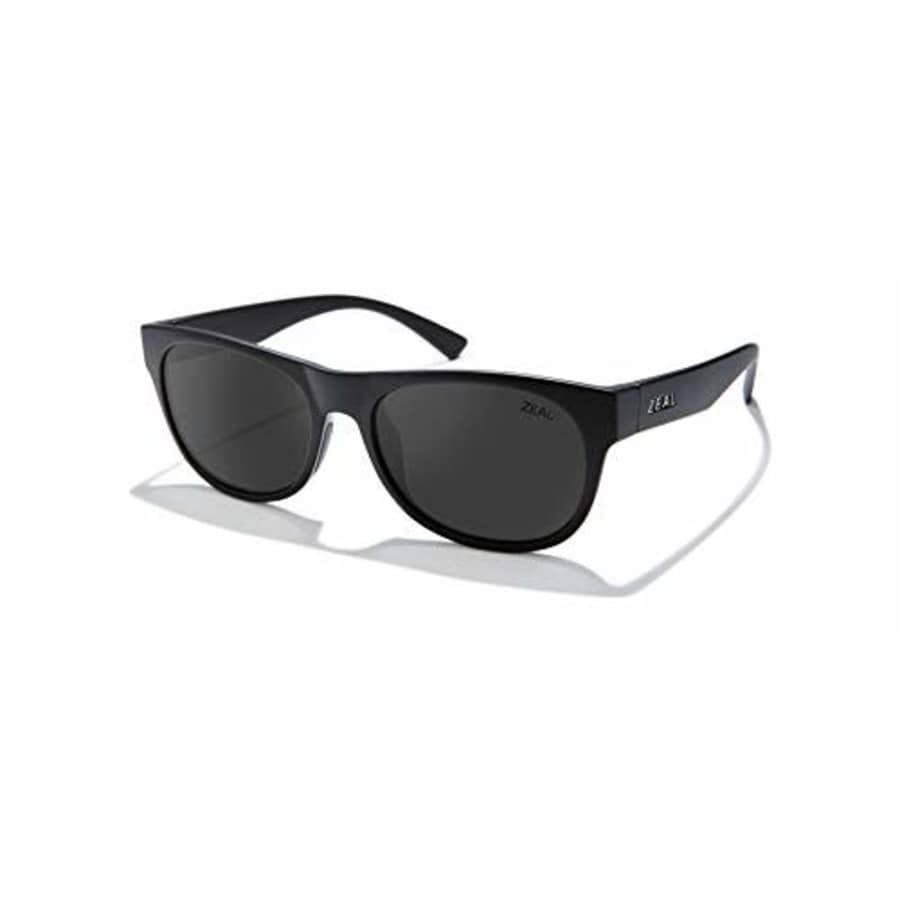 Zeal Optics Sierra | Plant-Based Polarized Sunglasses for Men & Women - Matte Black/Dark Grey for $159 Zeal Optics Sierra | Plant-Based Polarized Sunglasses for Men & Women - Matte Black/Dark Grey for $159