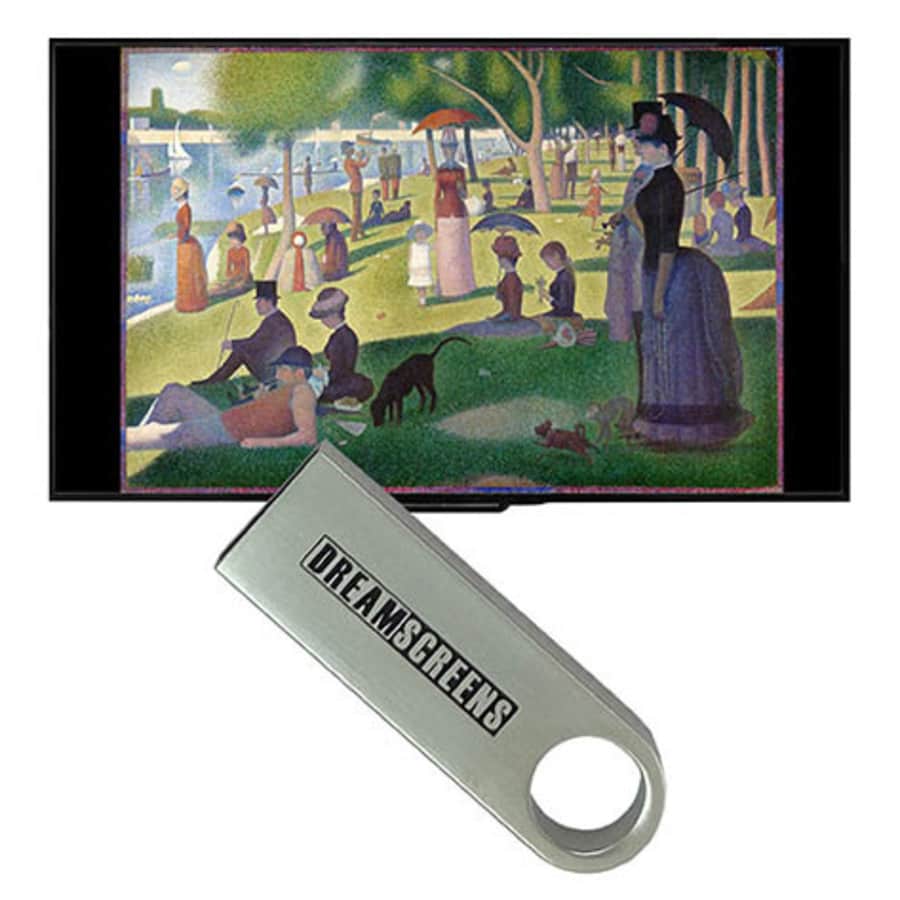 Dreamscreens 4K Digital Art Gallery for TVs for $32