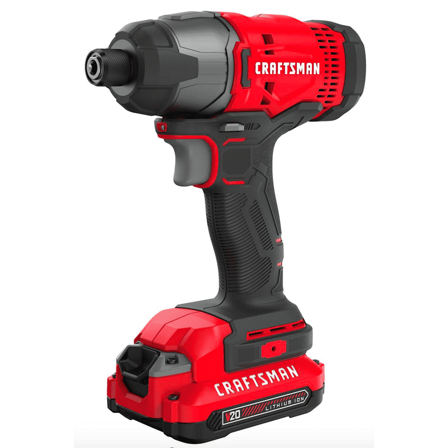 Craftsman V20 1/4" Variable Speed Cordless Compact Impact Driver Kit for $85 Craftsman V20 1/4" Variable Speed Cordless Compact Impact Driver Kit for $85