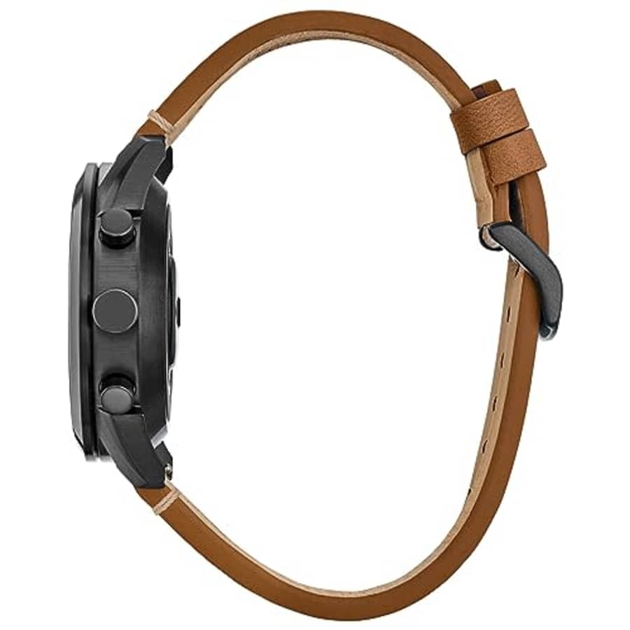 Citizen CZ Smart PQ2 42mm Hybrid Black and Brown Smartwatch with YouQ Wellness app Featuring IBM for $198