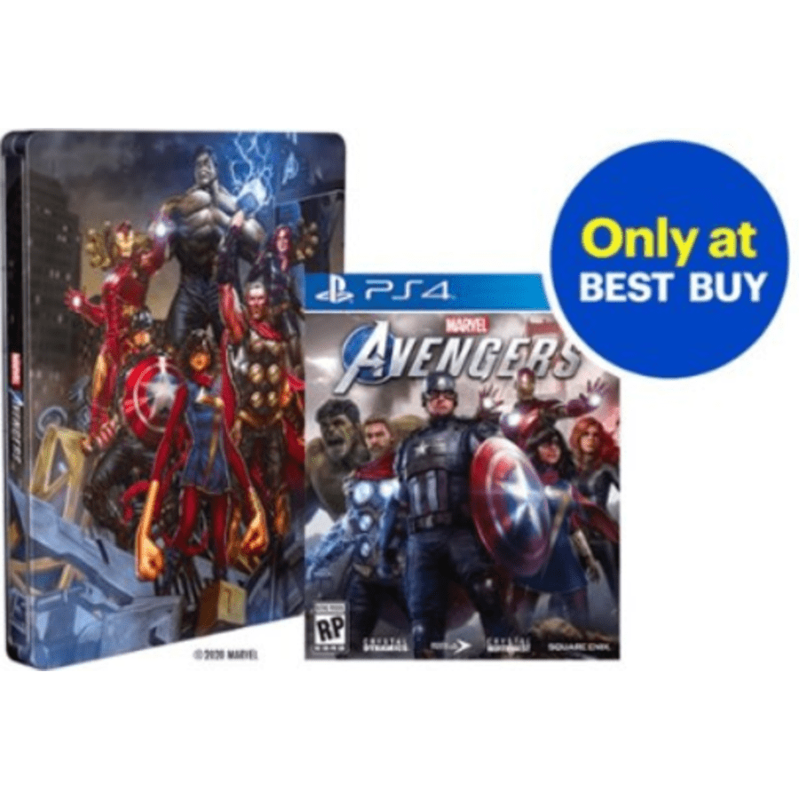 SteelBook & Beta Access with Marvel's Avengers for PS4 or XB1 Pre-Order at Best Buy: for free SteelBook & Beta Access with Marvel's Avengers for PS4 or XB1 Pre-Order at Best Buy: for free