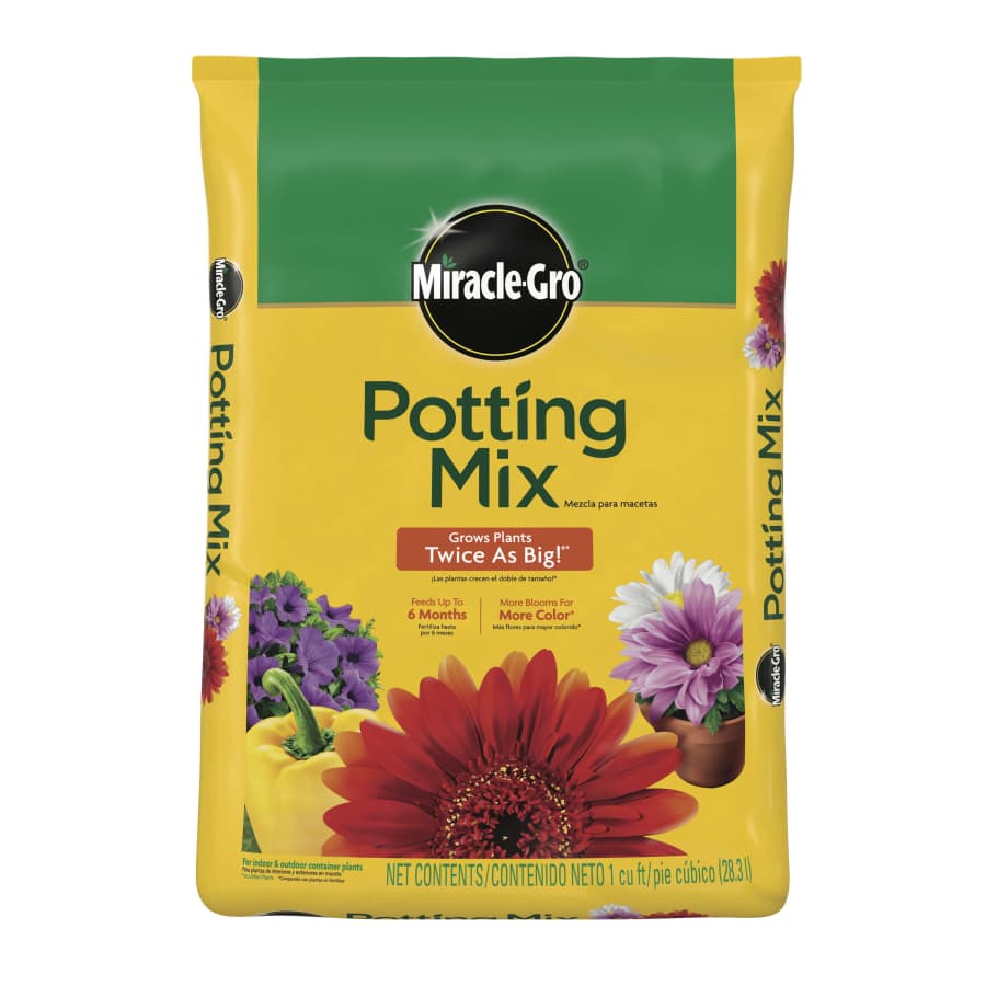 Miracle-Gro 1-Cu. Ft. Flower and Plant Potting Mix for $14 Miracle-Gro 1-Cu. Ft. Flower and Plant Potting Mix for $14