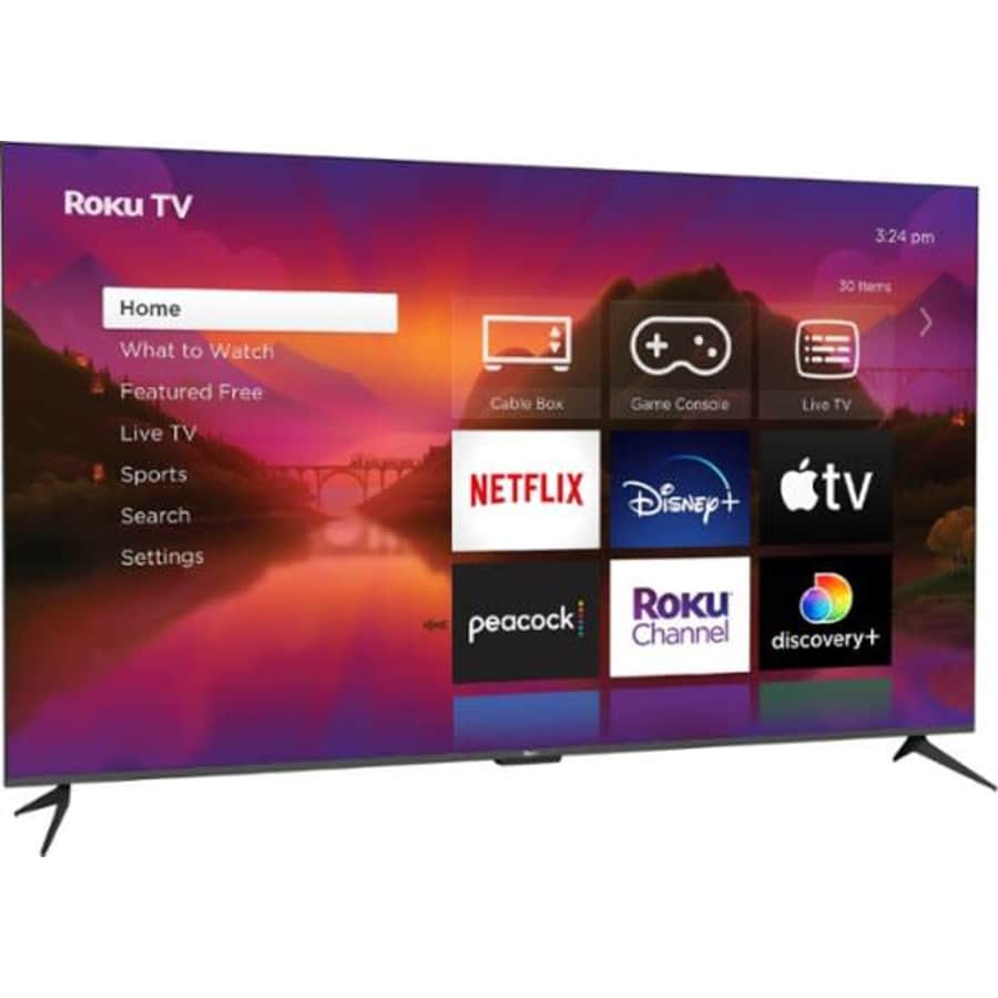 Roku Plus Series 55R6A5R 55" 4K HDR QLED UHD Smart TV (2023) for $498 Roku Plus Series 55R6A5R 55" 4K HDR QLED UHD Smart TV (2023) for $498