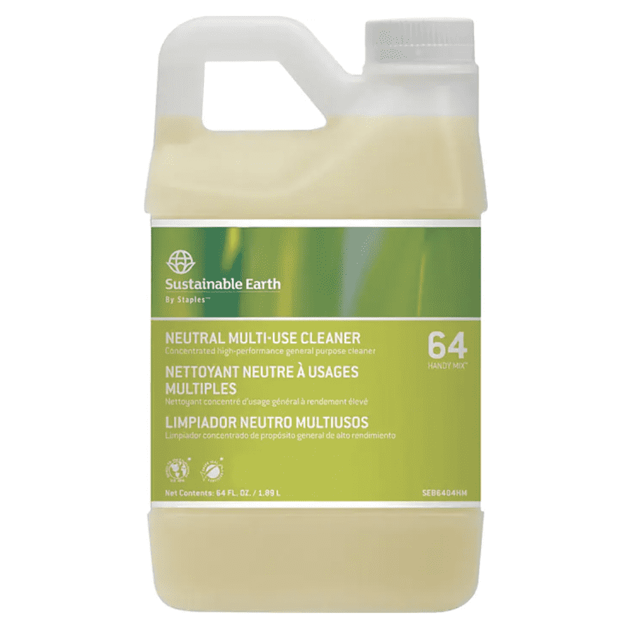 Sustainable Earth by Staples Handy Mix #64 All Purpose Cleaner Concentrate 64-oz. Bottle for $10