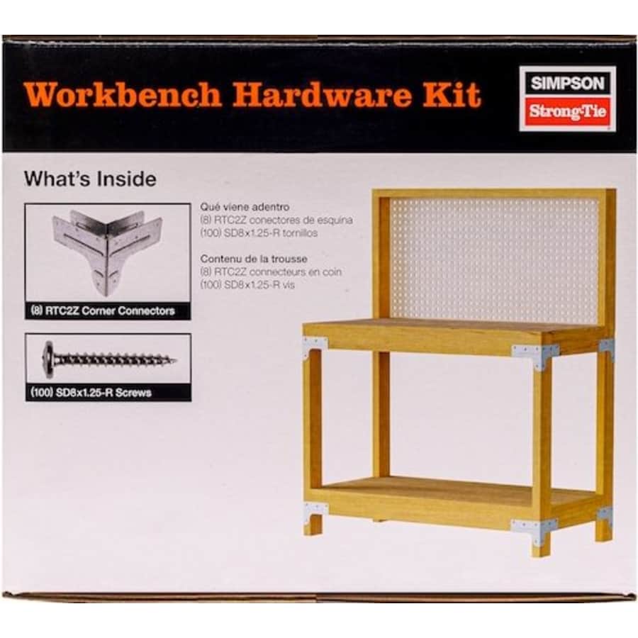 Simpson Strong-Tie DIY Workbench Shelving Kit for $24 Simpson Strong-Tie DIY Workbench Shelving Kit for $24