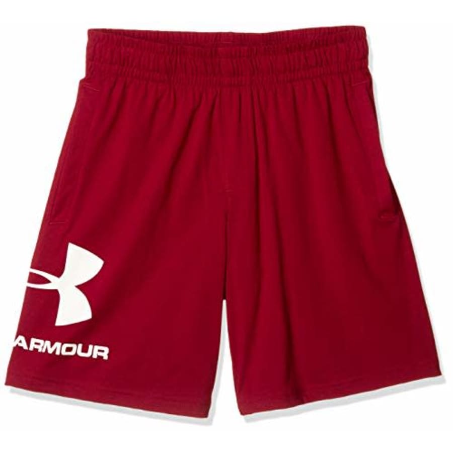 Under Armour Men's Sportstyle Cotton Graphic Shorts, Cordova (615)/Onyx White, Small for $22 Under Armour Men's Sportstyle Cotton Graphic Shorts, Cordova (615)/Onyx White, Small for $22