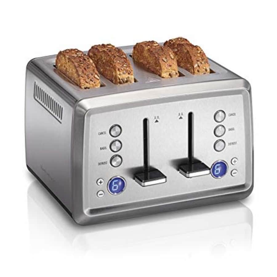 Hamilton Beach Digital 4-Slice Extra Wide Toaster for $39 Hamilton Beach Digital 4-Slice Extra Wide Toaster for $39