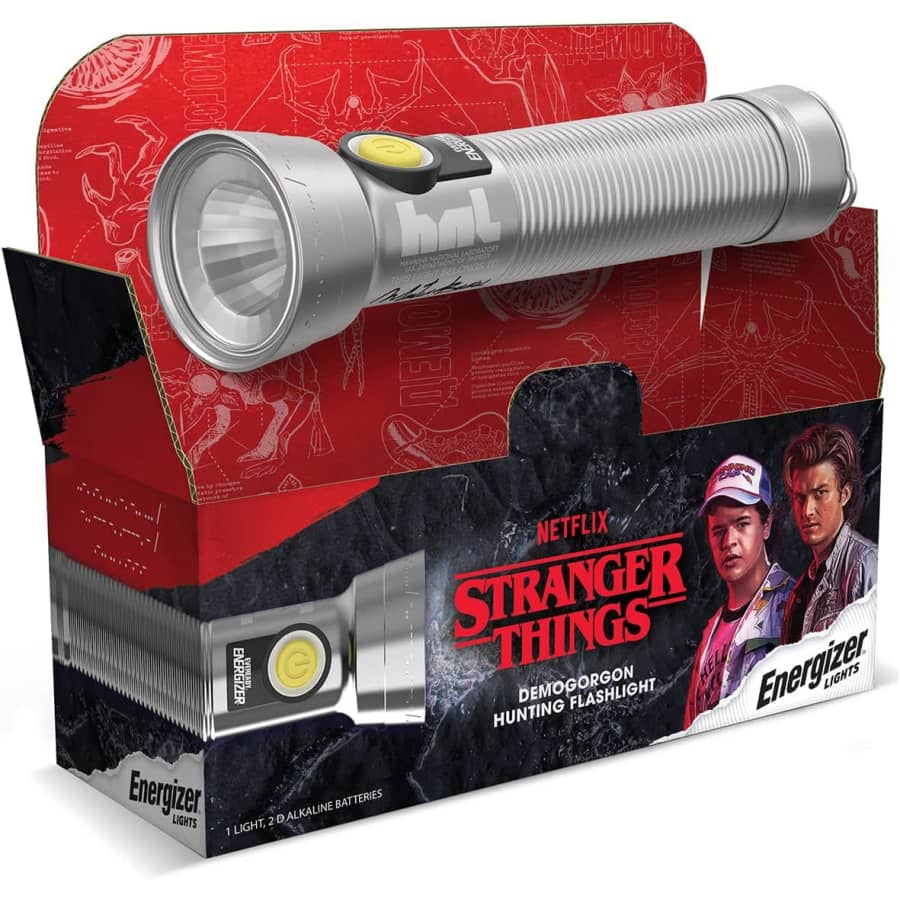 Energizer Stranger Things Demogorgon Hunting LED Flashlight: $10 Energizer Stranger Things Demogorgon Hunting LED Flashlight: $10