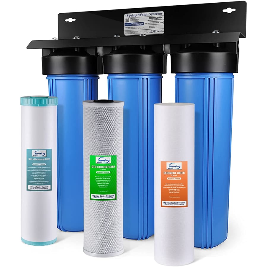 iSpring 3-Stage Whole House Water Filter System: $357