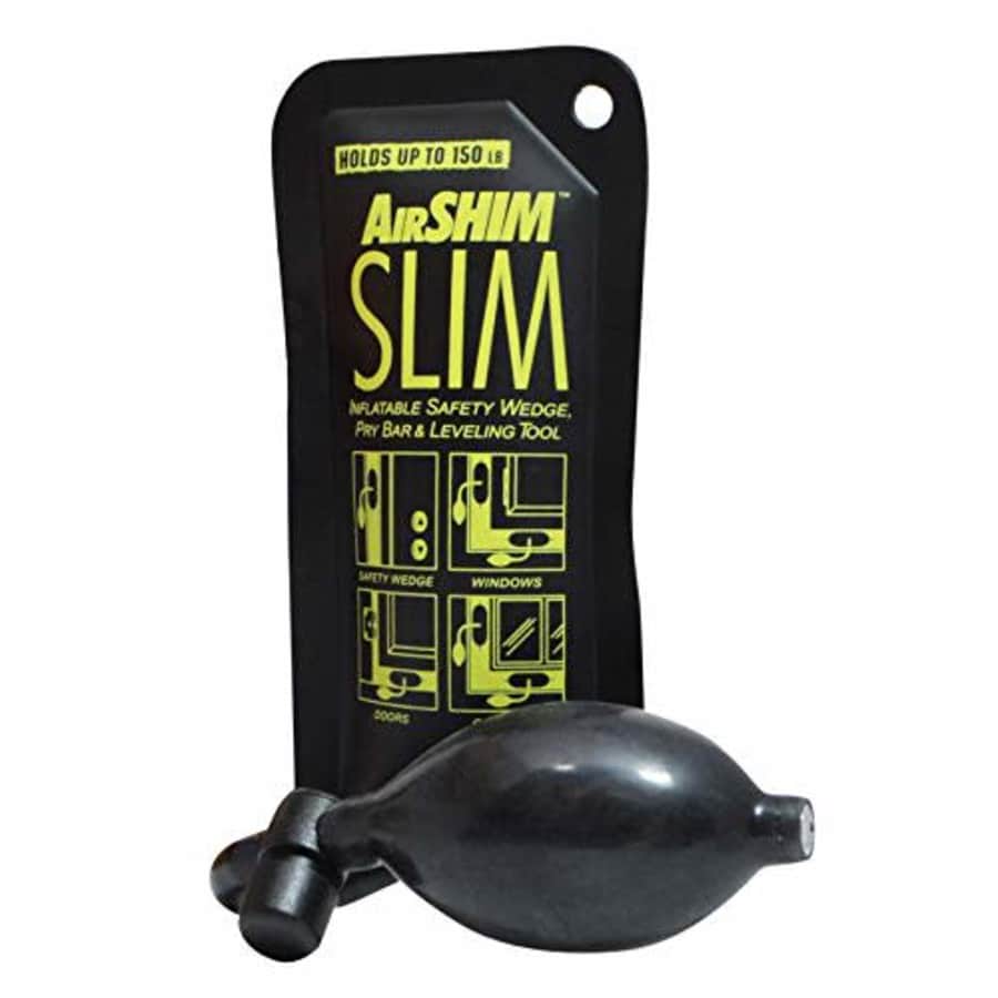 Calculated Industries 1180 Airshim Slim Inflatable Elevator Door Safety Wedge & Pry bar & Leveling for $13 Calculated Industries 1180 Airshim Slim Inflatable Elevator Door Safety Wedge & Pry bar & Leveling for $13