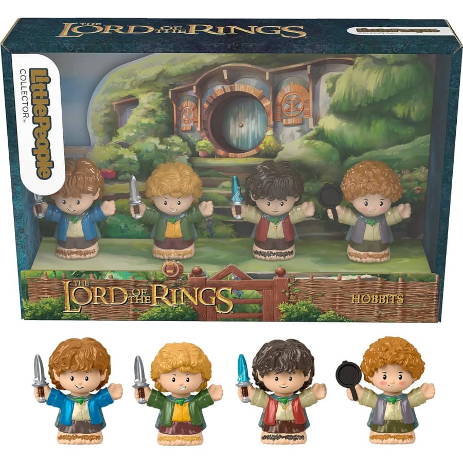 Fisher-Price LittlePeople Collector The Lord of the Rings: Hobbits Special Edition 4-Figure Set for $16 Fisher-Price LittlePeople Collector The Lord of the Rings: Hobbits Special Edition 4-Figure Set for $16