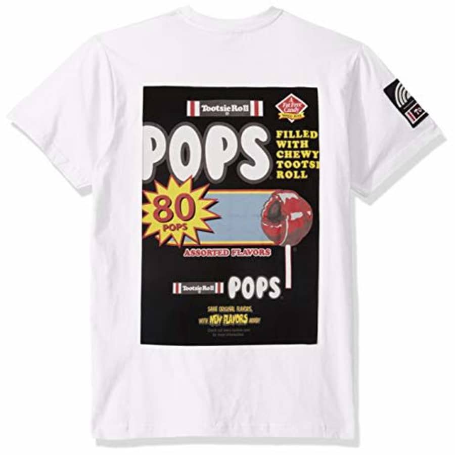 Southpole Men's Tootsie T-Shirt, White Back, Medium for $16