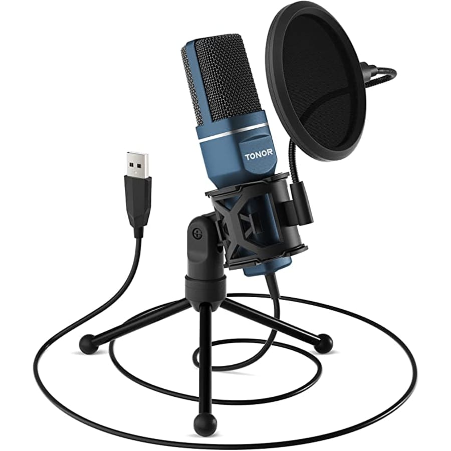 Tonor USB Microphone with Tripod Stand & Pop Filter for $31 Tonor USB Microphone with Tripod Stand & Pop Filter for $31