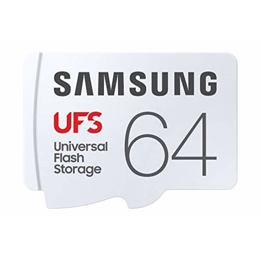 SAMSUNG UFS 64GB 500MB/s 4K UHD Universal Flash Storage (MB-FA64G) for $20