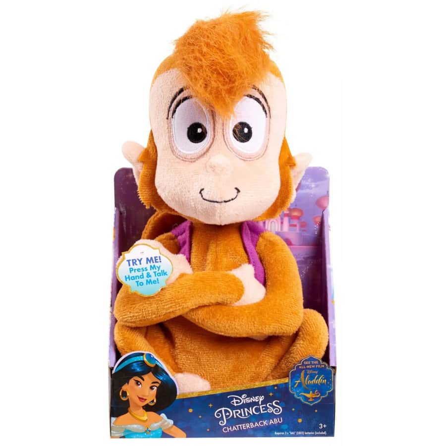 Disney Aladdin Abu Chatterback Plush for $5 Disney Aladdin Abu Chatterback Plush for $5