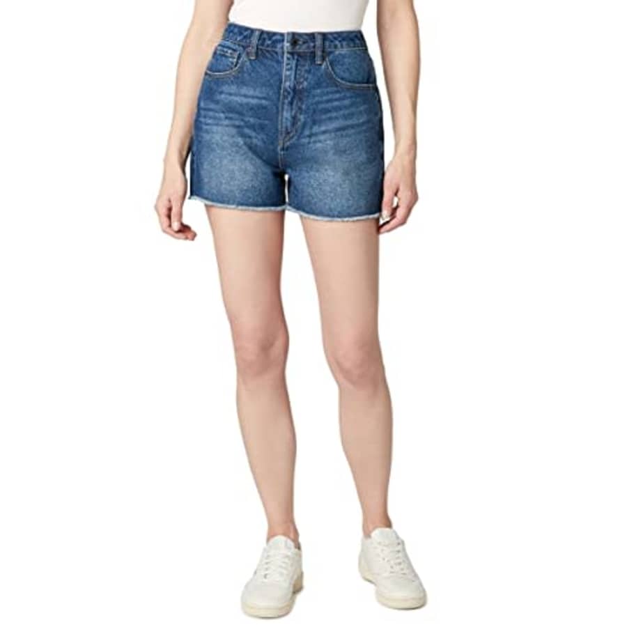 Buffalo David Bitton Women's Joanna Super High Rise Denim Shorts, Indigo, 34 for $21 Buffalo David Bitton Women's Joanna Super High Rise Denim Shorts, Indigo, 34 for $21
