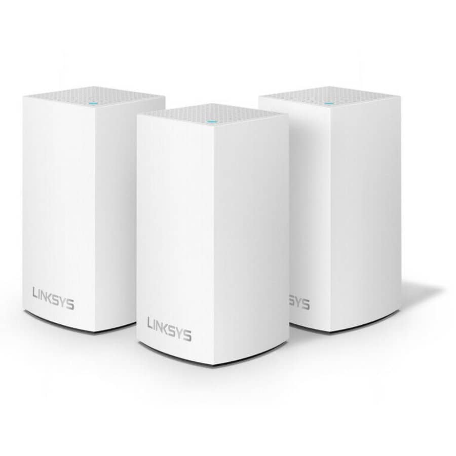 Linksys Velop AC3900 Dual-Band Intelligent Whole-Home Mesh WiFi System 3-Pack for $80