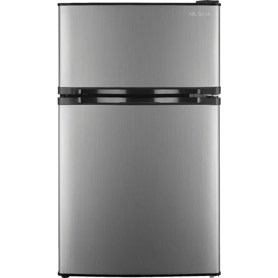 Insignia 3.0-cu. ft. Stainless Steel Mini Fridge w/ Top Freezer for $190 Insignia 3.0-cu. ft. Stainless Steel Mini Fridge w/ Top Freezer for $190
