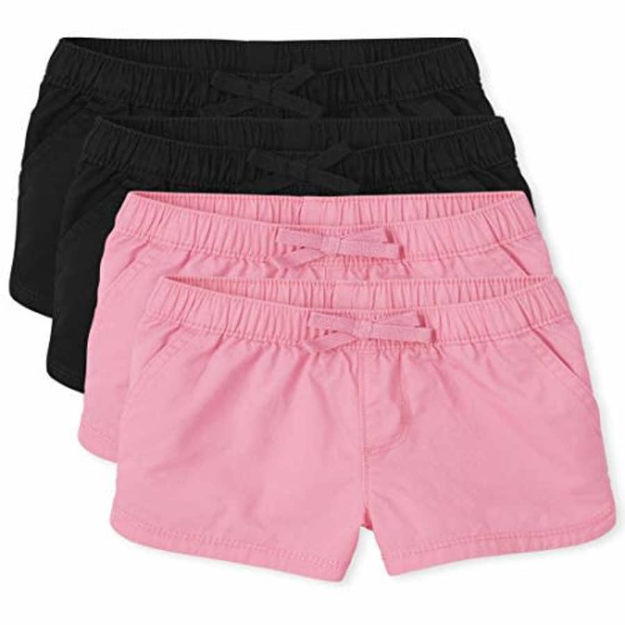 The Children's Place Toddler Girls Pull On Shorts 4-Pack, Bright Pink, 12-18 Months for $21 The Children's Place Toddler Girls Pull On Shorts 4-Pack, Bright Pink, 12-18 Months for $21