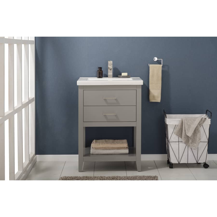 Design Element Cara 24" Single Sink Bathroom Vanity for $311 Design Element Cara 24" Single Sink Bathroom Vanity for $311
