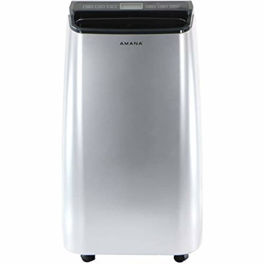 Amana AMAP101AW-2 Portable Air Conditioner with Remote Control in Silver Rooms up to 450-Sq. Ft, for $365 Amana AMAP101AW-2 Portable Air Conditioner with Remote Control in Silver Rooms up to 450-Sq. Ft, for $365
