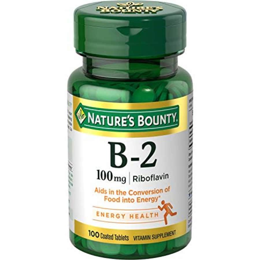 Nature's Bounty, Vitamin B-2, 100 mg, 100 Tablets for $8