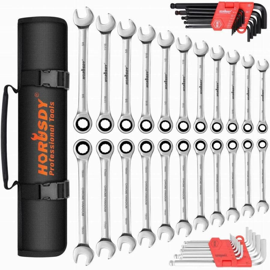 Hurusdy 48-Piece Ratchet Wrench Set for $51 Hurusdy 48-Piece Ratchet Wrench Set for $51
