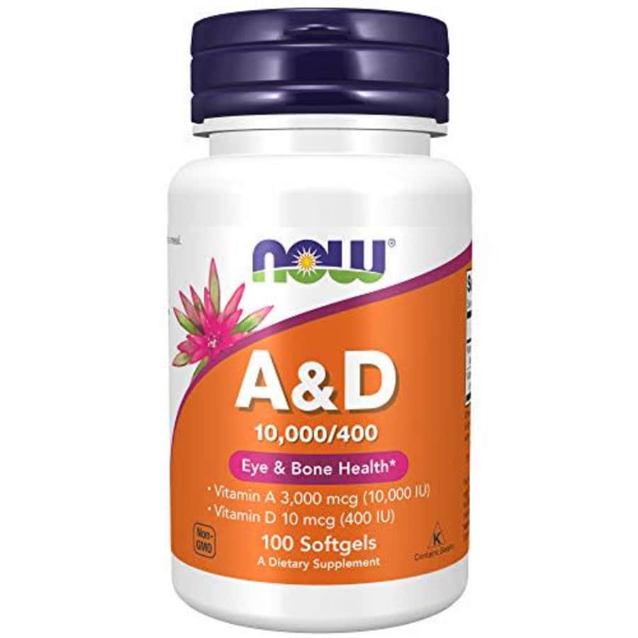 Now Foods NOW Supplements, Vitamin A & D 10,000/400 IU, Eye Health*, Essential Nutrition, 100 Softgels for $9 Now Foods NOW Supplements, Vitamin A & D 10,000/400 IU, Eye Health*, Essential Nutrition, 100 Softgels for $9