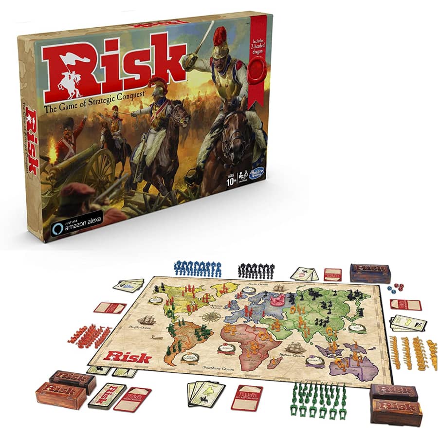 Hasbro Risk with Dragon Board Game for $32