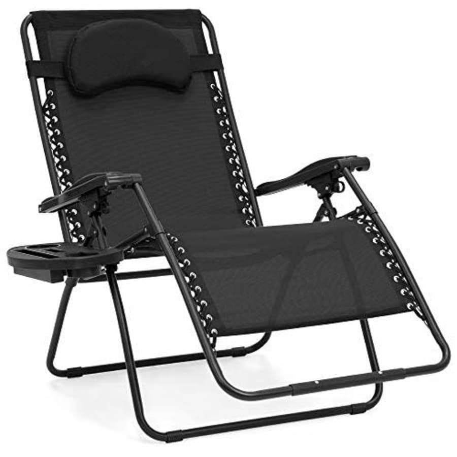 Best Choice Products Oversized Zero Gravity Chair, Folding Outdoor Patio Lounge Recliner w/Cup for $70 Best Choice Products Oversized Zero Gravity Chair, Folding Outdoor Patio Lounge Recliner w/Cup for $70