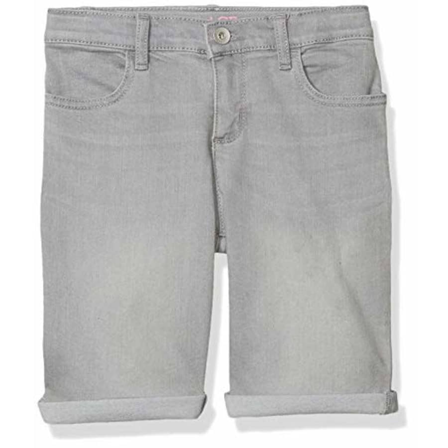 The Children's Place Girls' Roll Cuff Denim Skimmer Shorts Lt Ashley Wash 4 slim for $9
