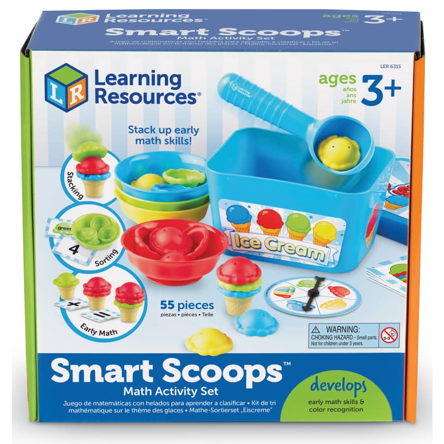 Learning Resources Smart Scoops Math Activity Set for $12